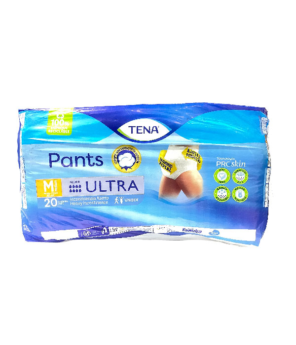PAÑALES TENA PANTS ULTRA TALLA M  BOLSA X 20 UNDS